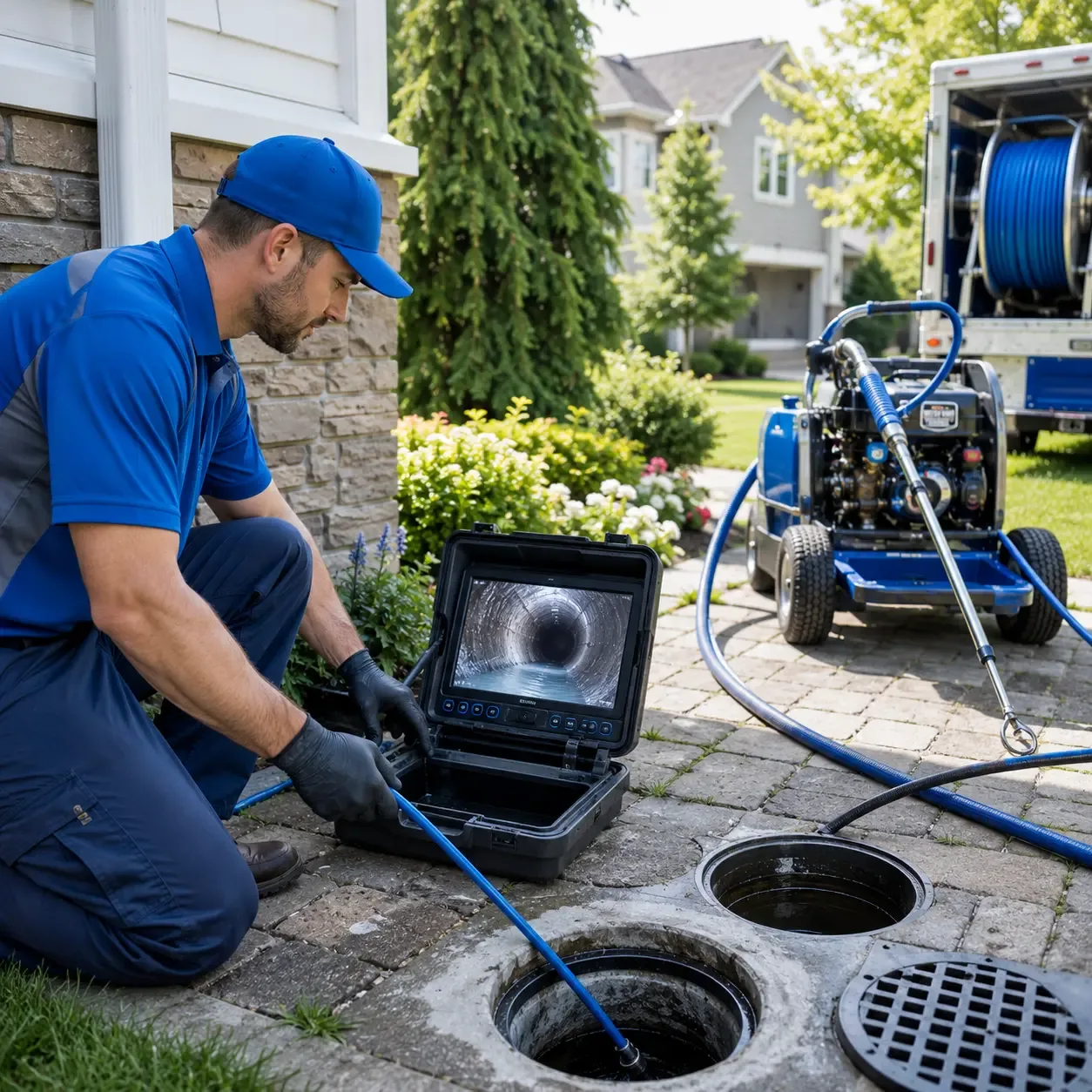 Outdoor drain cleaning professionals serving Oxbow, ME